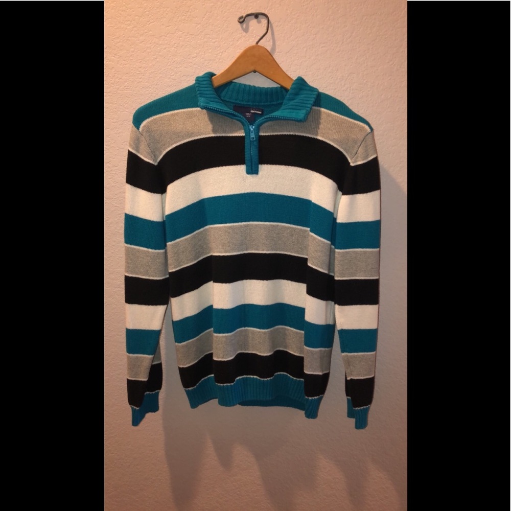 Zip collar sweater